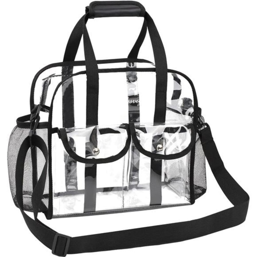 Clear Bag Stadium Approved Transparent Waterproof Clear Tote Bags for Work
